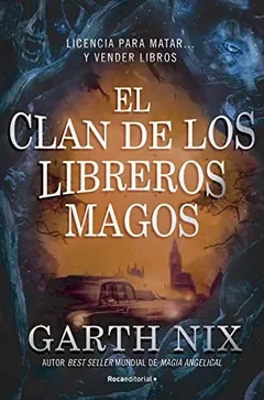 El clan de los libreros magos de Garth Nix, portada del libro