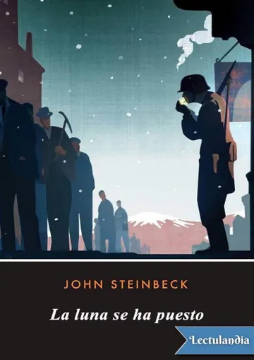 La luna se ha puesto de John Steinbeck, portada del libro