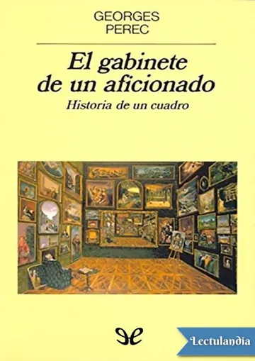 El gabinete de un aficionado de Georges Perec, portada del libro