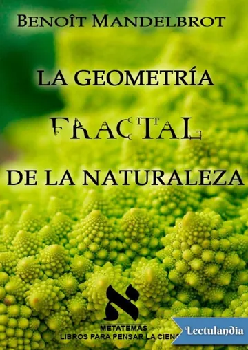 La geometría fractal de la naturaleza de Benoît Mandelbrot, portada del libro