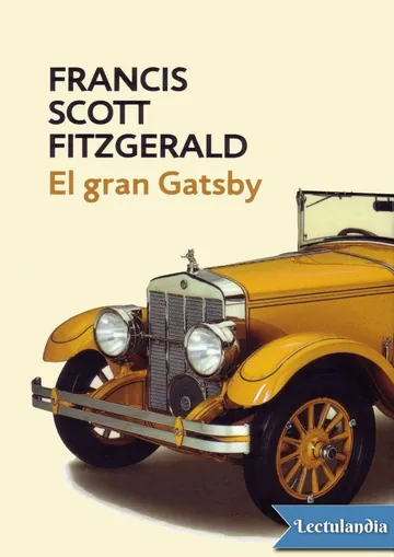El gran Gatsby de Francis Scott Fitzgerald, portada del libro