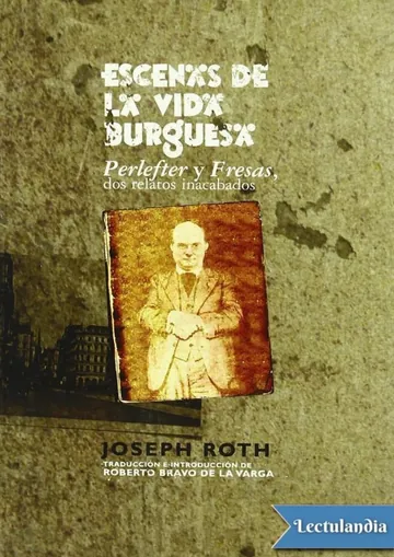 Escenas de la vida burguesa de Joseph Roth, portada del libro