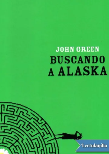 Buscando a Alaska de John Green, portada del libro