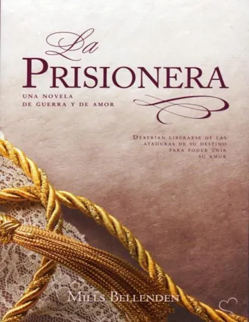 La Prisionera de Mills Bellenden, portada del libro