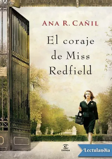 El coraje de Miss Redfield de Ana R. Cañil, portada del libro