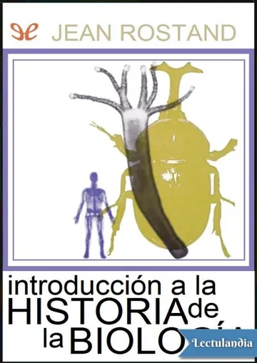 Introducción a la historia de la biología de Jean Rostand, portada del libro