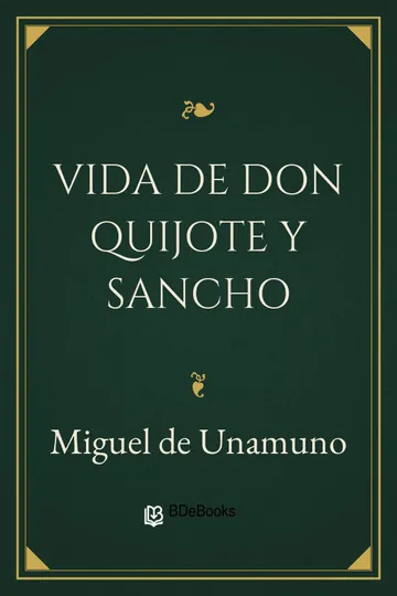 Vida de Don Quijote y Sancho de Miguel de Unamuno, portada del libro