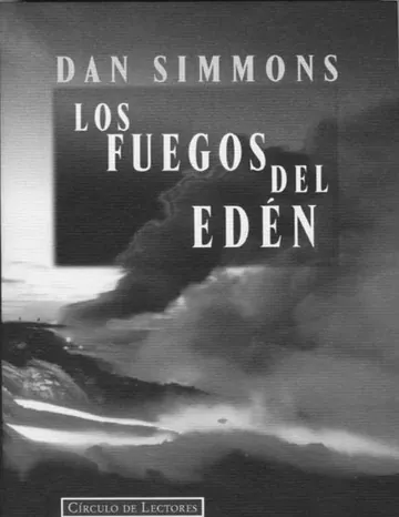 Los fuegos del Edén de Dan Simmons, portada del libro
