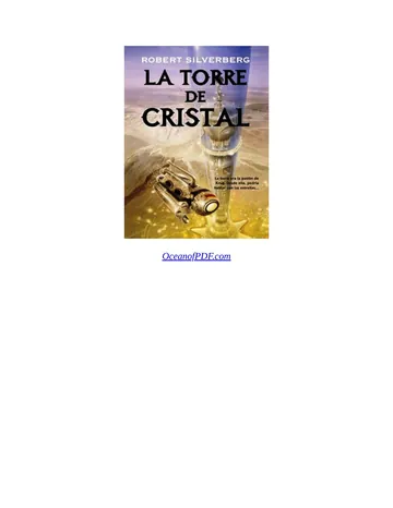 La torre de cristal de Robert Silverberg, portada del libro