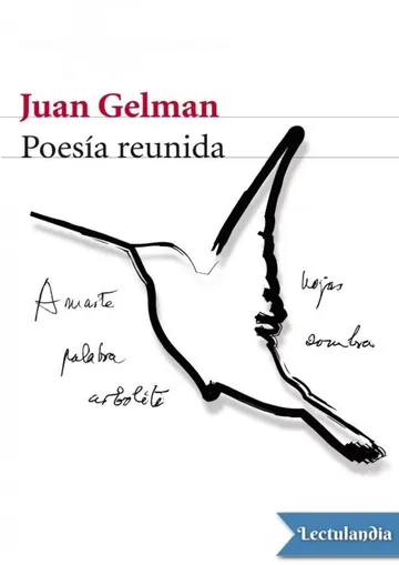 Poesía reunida de Juan Gelman, portada del libro
