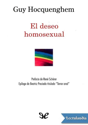 El deseo homosexual de Guy Hocquenghem, portada del libro