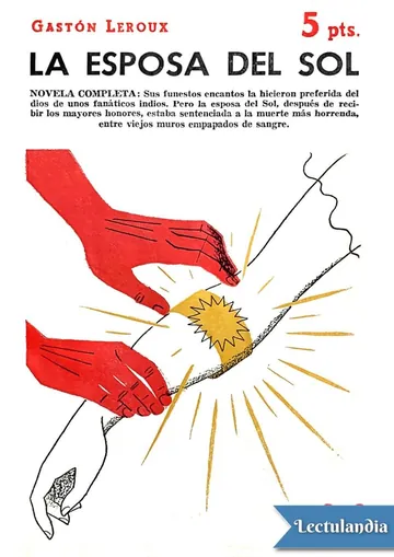 La esposa del Sol de Gaston Leroux, portada del libro