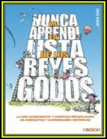 Nunca me aprendi la lista de los Re de Javier Sanz Esteban, portada del libro