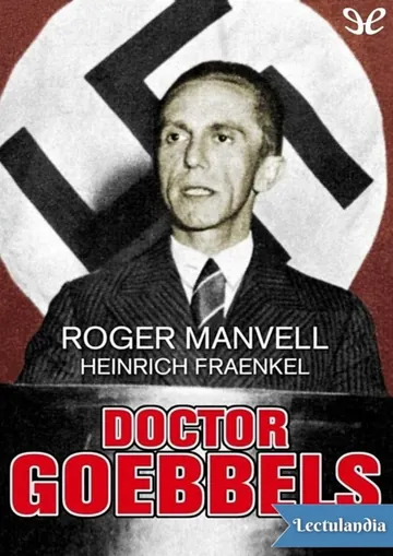 Doctor Goebbels de Roger Manvell, portada del libro