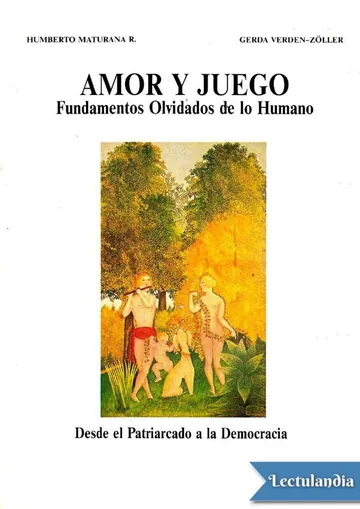 Amor y juego de Humberto Maturana, portada del libro