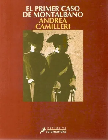 Montalbano 12 - El primer caso de Montalbano de Andrea Camilleri, portada del libro