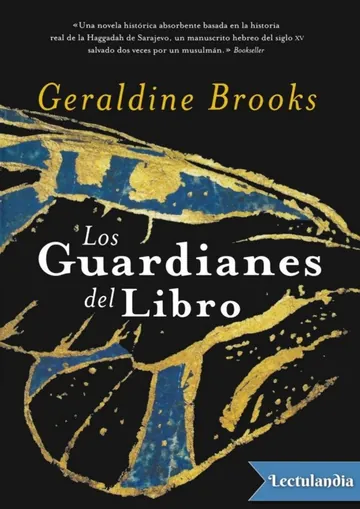 Los guardianes del libro de Geraldine Brooks, portada del libro