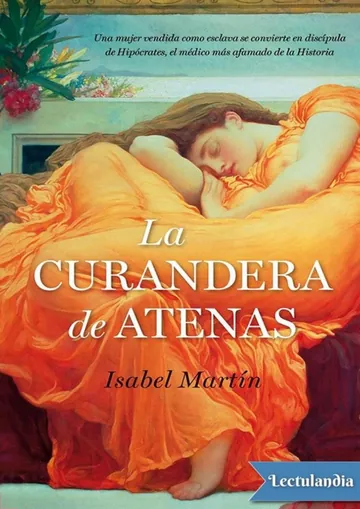 La curandera de Atenas de Isabel Martín, portada del libro