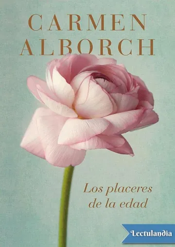 Los placeres de la edad de Carmen Alborch, portada del libro