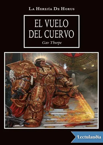 El vuelo del Cuervo de Gav Thorpe, portada del libro