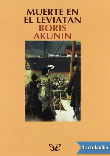 Muerte en el Leviatán de Boris Akunin, portada del libro
