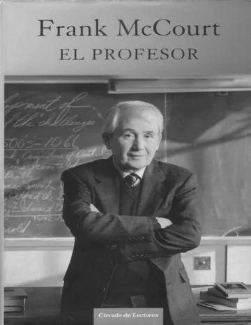 El profesor de Frank McCourt, portada del libro
