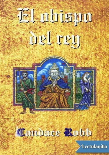 El obispo del rey de Candace Robb, portada del libro