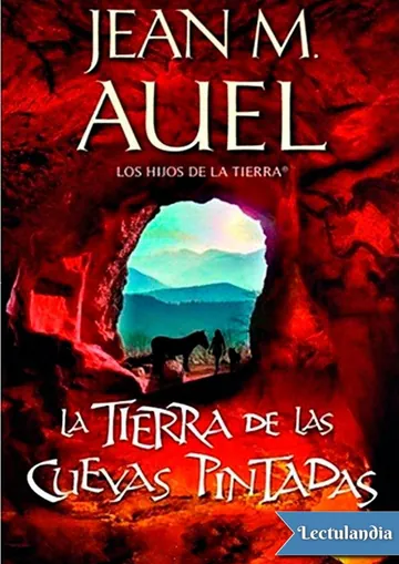 La tierra de las cuevas pintadas de Jean M. Auel, portada del libro