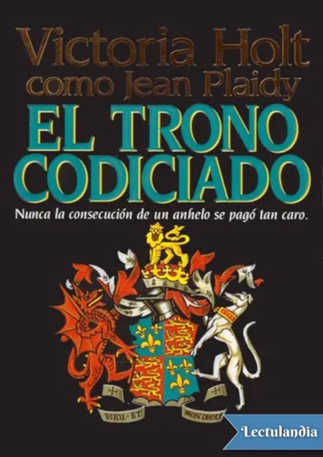 El trono codiciado de Jean Plaidy, portada del libro