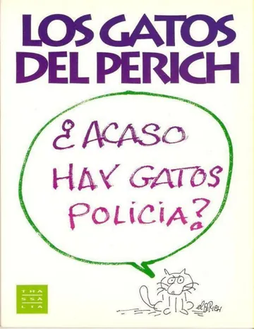 Los gatos del Perich de Jaume Perich, portada del libro