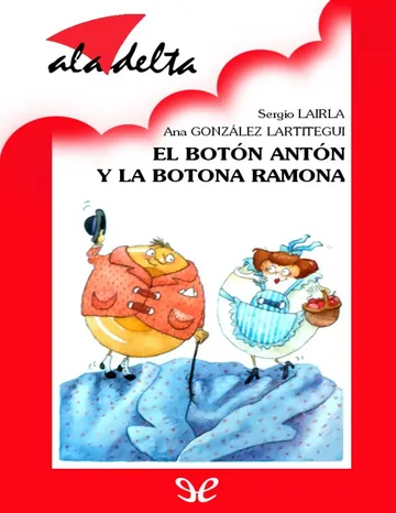 El botón Antón y la botona Ramona de Sergio Lairla, portada del libro