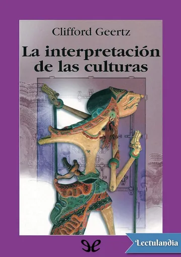 La interpretación de las culturas de Clifford Geertz, portada del libro