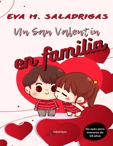 Un San Valentín en familia de Eva M. Saladrigas, portada del libro