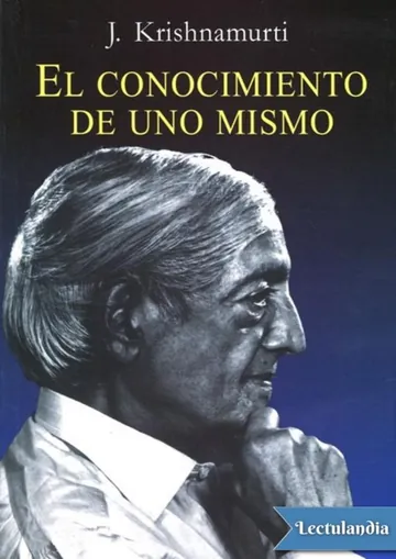 El conocimiento de uno mismo de Jiddu Krishnamurti, portada del libro