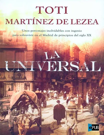 La Universal de Toti Martinez de Lezea, portada del libro