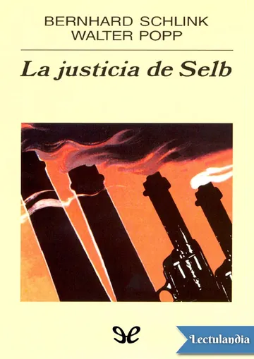La justicia de Selb de Bernhard Schlink, portada del libro