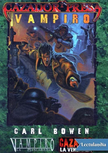 Vampiro de Carl Bowen, portada del libro