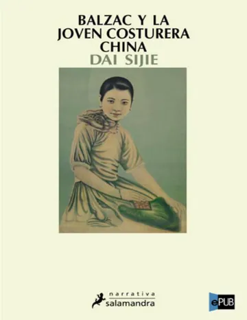 Balzac y la joven costurera china de Dai Sijie, portada del libro