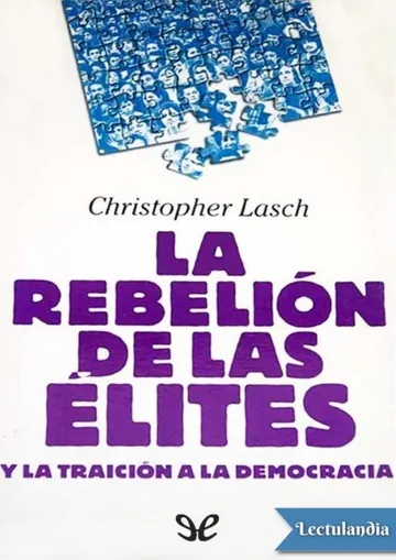 La rebelión de las élites y la traición a la democracia de Christopher Lasch, portada del libro