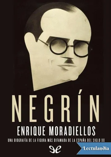 Negrín de Enrique Moradiellos, portada del libro