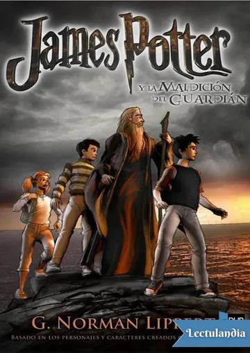 James Potter y La Maldición del Guardián de George Norman Lippert, portada del libro