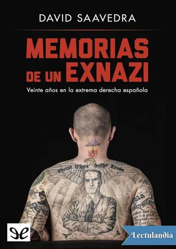 Memorias de un exnazi de David Saavedra, portada del libro