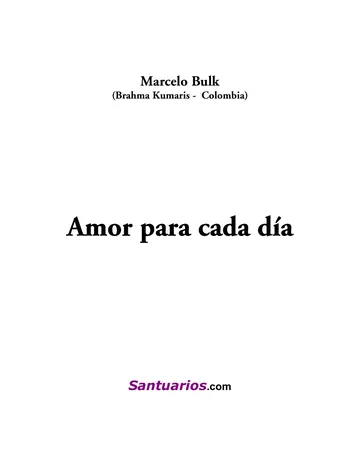 Amor para cada día de Marcelo Bulk, portada del libro