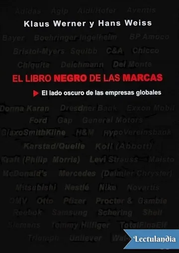 El libro negro de las marcas de Klaus Werner, portada del libro