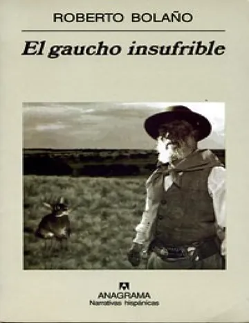 El gaucho insufrible de Roberto Bolano, portada del libro