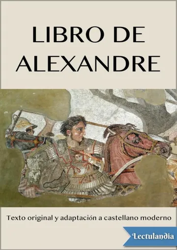 Libro de Alexandre de Anónimo, portada del libro