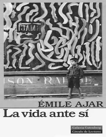 La vida ante si de Emile Ajar, portada del libro