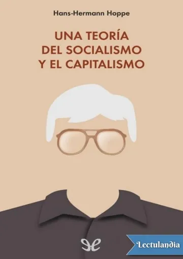 Una teoría del socialismo y el capitalismo de Hans-Hermann Hoppe, portada del libro