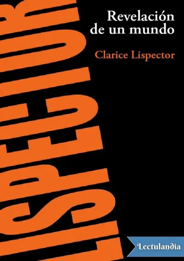 Revelación de un mundo de Clarice Lispector, portada del libro
