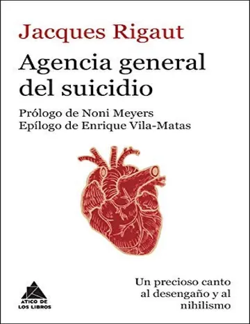 Agencia general del suicidio de Sarai Herrera, Jacques Rigaut, portada del libro